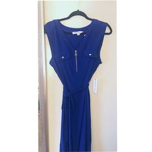 NEW!👗🌟Emma & Michele sleeveless zip&belt dress⭐️